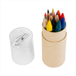 SH11452 12 Piece Crayon And Pencil Set With Custom Imprint